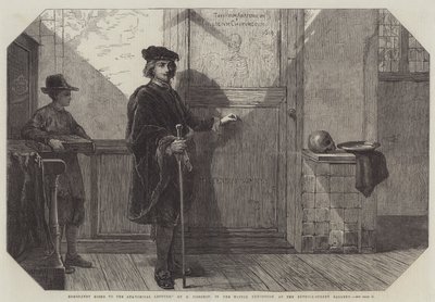 Rembrandt che va alla lezione anatomica da Christoffel Bisschop